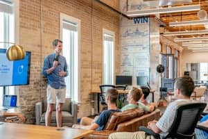 Business growth meeting